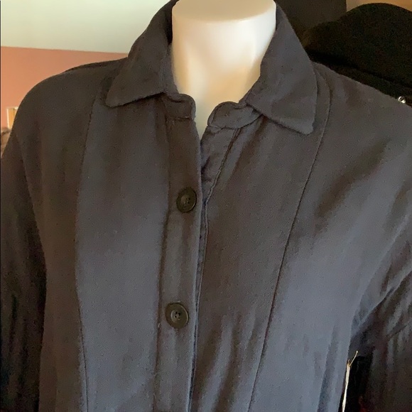 Vintage Havana tie front buttons sweatershirt sz m - Picture 3 of 6